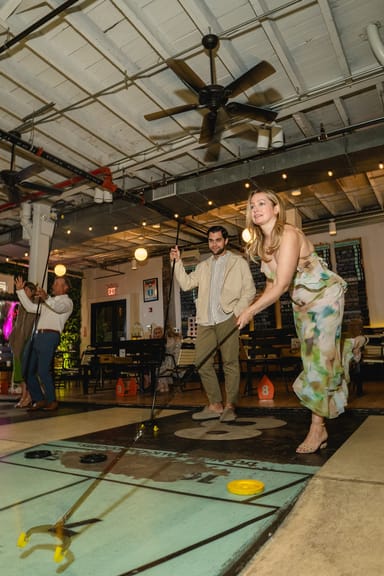 Shuffleboard Date Night and Open Bar for Two
