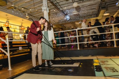 Shuffleboard Date Night and Open Bar for Two