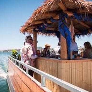 Pontoon Boat Tour with Tiki Bar 