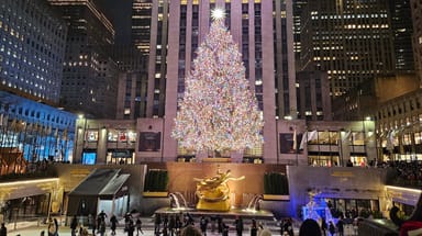 NYC Holiday Walking Tour: 5th Ave, Rockefeller Tree, and Christmas Village