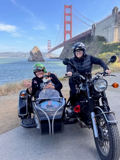 Scenic Sidecar Tour and Club Fugazi’s "Dear San Francisco" Tickets for Two with Drinks and Bites