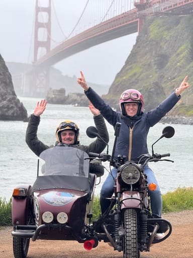 Scenic Sidecar Tour and Club Fugazi’s "Dear San Francisco" Tickets for Two with Drinks and Bites