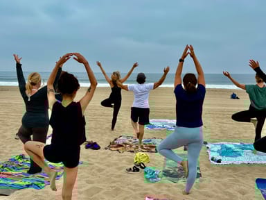 Oceanside Beach Yoga Class