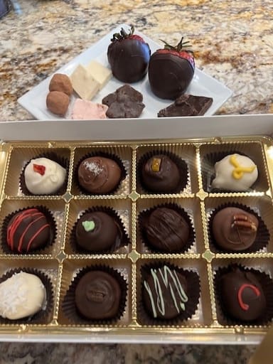 Wine and Chocolate Tasting for Two with Take-Home Truffles at Vintage Sweet Shoppe