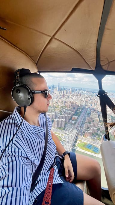 Doors-Off Helicopter Tour for Two: Private Flight Over the Brooklyn Bridge