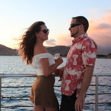 Catamaran Sunset Sail for Two with Appetizers and Drinks