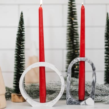 At-Home Marbled Vases Craft Kit