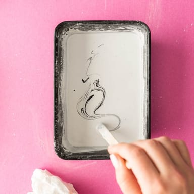 At-Home Marbled Vases Craft Kit