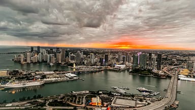 Miami Nights Scenic Airplane Tour for Two