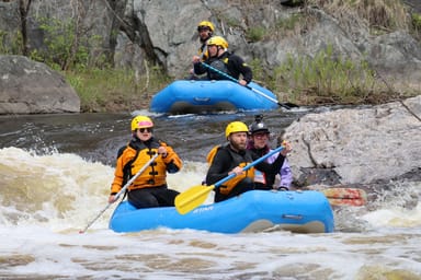 Private Rafting Trip on the Sturgeon River in Michigan