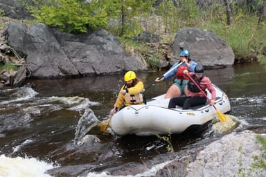 Private Rafting Trip on the Sturgeon River in Michigan