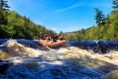 Menominee River Whitewater Rafting Trip in Michigan