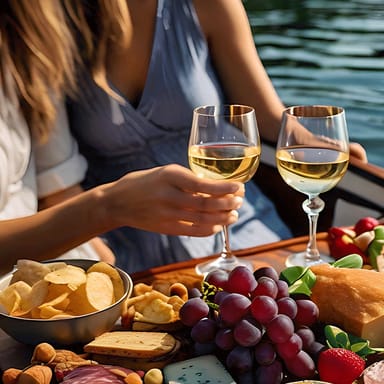 Wildlife, Wine, and Charcuterie Duffy Boat Cruise