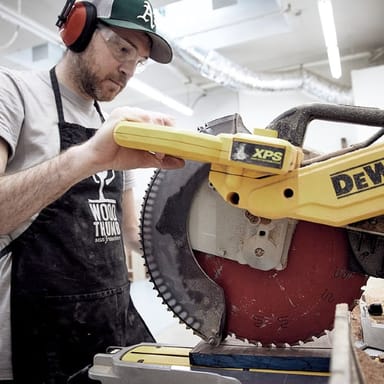 Engraved Wedge Table Woodworking Class