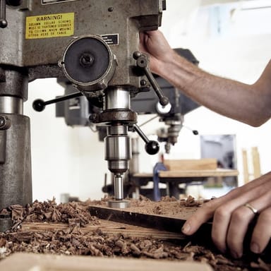 Engraved Wedge Table Woodworking Class