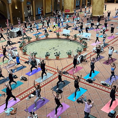 Yoga Class and Sound Bath at the National Building Museum